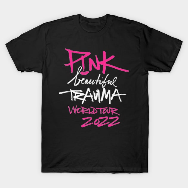 Pink beautiful trauma hoodie cheap